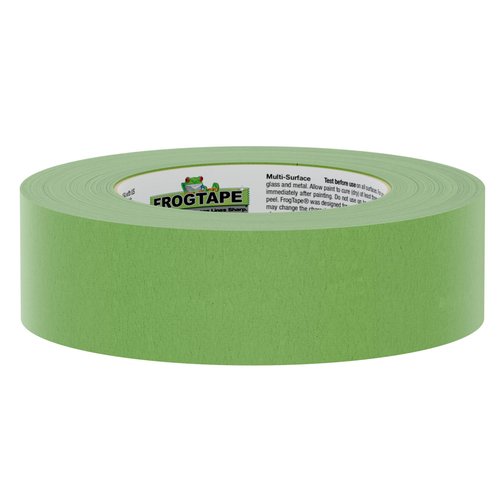FrogTape Multi-Surface Painters Tape with PAINTBLOCK, 1.5 Inch Wide (1.41 In. x 60 Yds), Medium Adhesion, Green, 10 Rolls (242834)