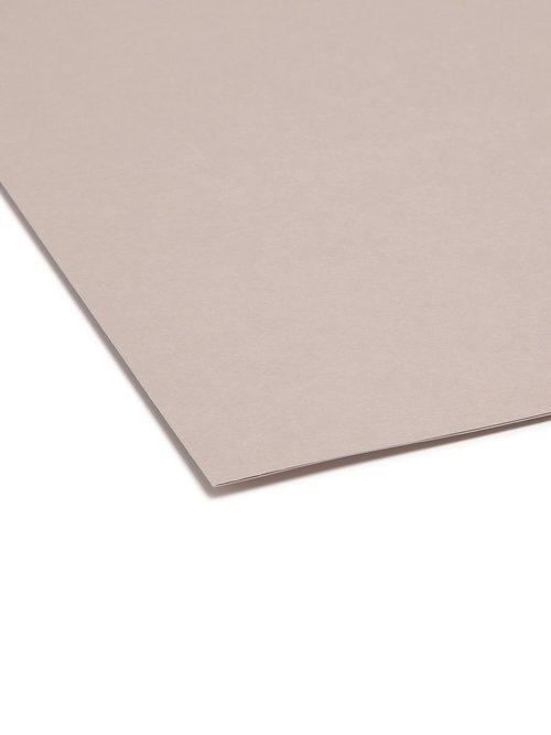 Smead File Folder, Reinforced 1/3-Cut Tab, Legal Size, Gray, 100 per Box (17334)