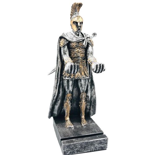 AMJUDOT Pen Holder Knight Pen Pencil Holder Phones Gamepad Stand Holder Mens Office Desk Accessories Resin Knight Statue