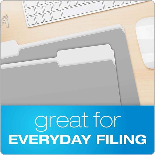 Pendaflex 435013GRA Interior File Folders, 1/3 Cut Top Tab, Legal, Gray (Box of 100)