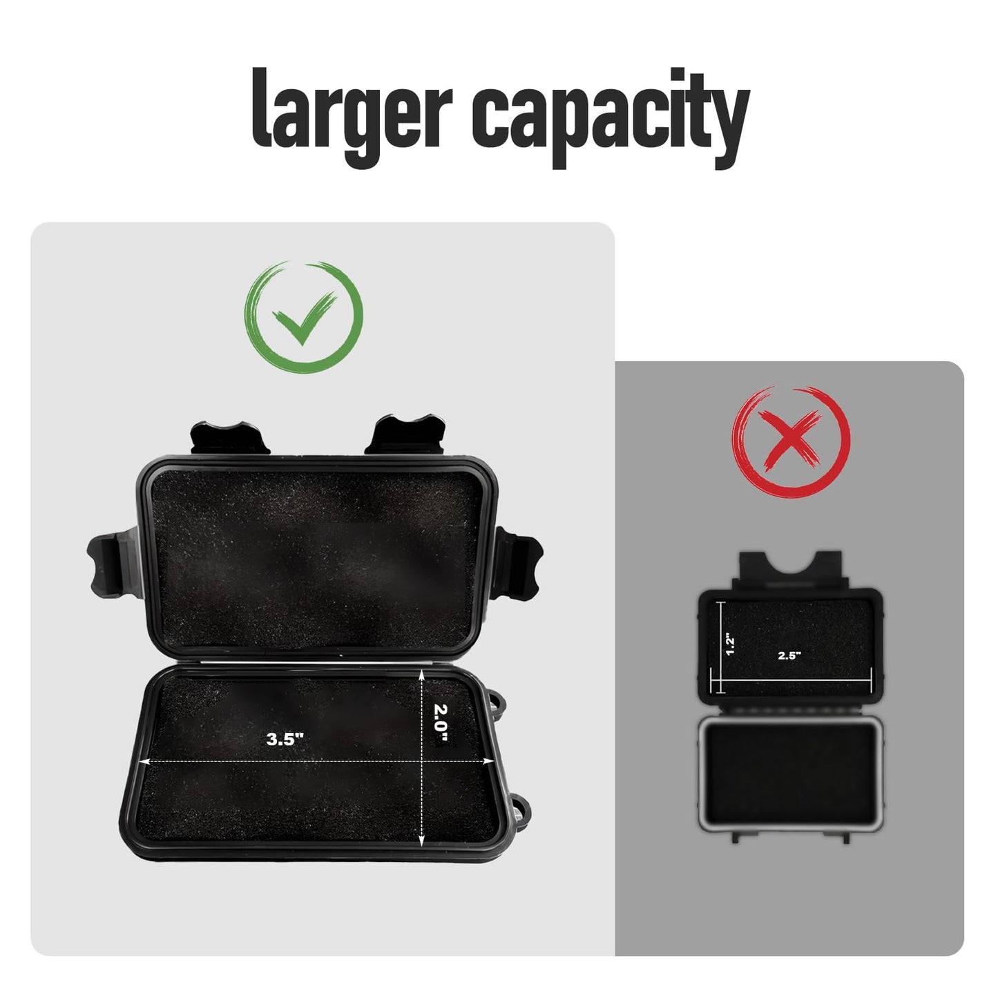 (Upgraded)2PCS Magnetic Key Holder Under car,Hide A Key Under Car,Magnetic Key Box,Waterproof IPX7 Hider Outdoor