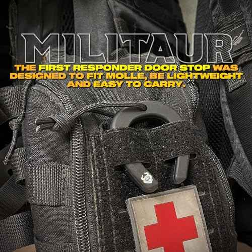 First Responder Door Stop/Jam Multi (3 Pack) ? Compatible with Molle Systems, Tactical Tool for Police, EMS, EMT, Firefighters, Security