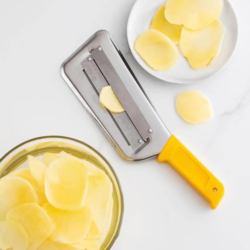 Stainless Steel Shredder Knife,2025 Upgraded Stainless Steel Cabbage shredder,Dual Blade Julienne Cutter For Slicing,Grating & Shredding,Multifunctional shredder Knife For Vegetables (2PCSA)