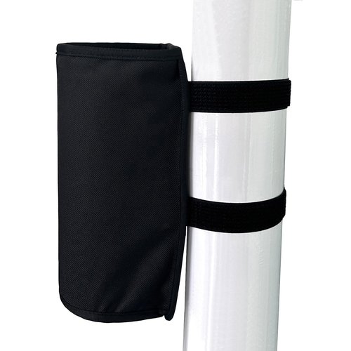 Wanty Drumstick Holder Drum Sticks Nylon Holder High-Capacity Bag with Two Hook & Loop Straps for Drumsticks Mallets Brushes Up to 10 Pairs Drum Set Accessories