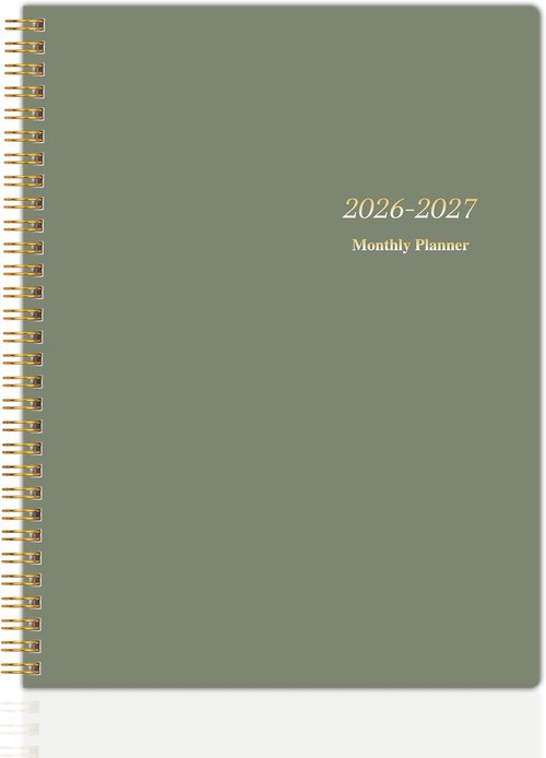 2026-2027 Monthly Planner by [Brand Name] - 24-Month Calendar with Habit Tracker & To-Do List | 7.5" x 10", Spiral Binding