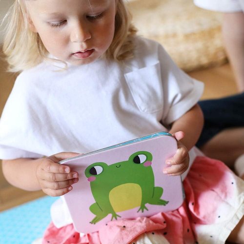 Banana Panda Suuuper Size Memory Game - Farm Animals - 24 Extra-Large Cards for Toddlers 2-4 Years