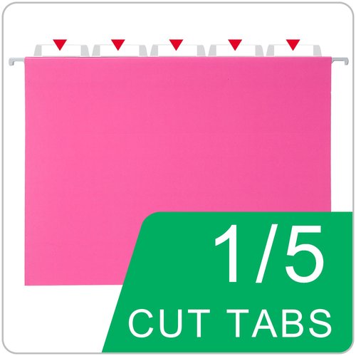 VZCPYTPM Lock File Boxes and 25 Packs Pink Hanging File Folder