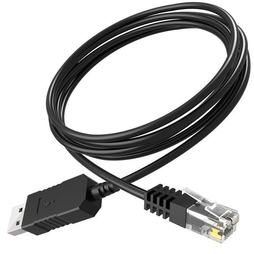 Cordro Radar Detector Cable - USB to RJ11 Plug, 5Ft Length for Escort Passport 9500i & Uniden R1/R3/R7
