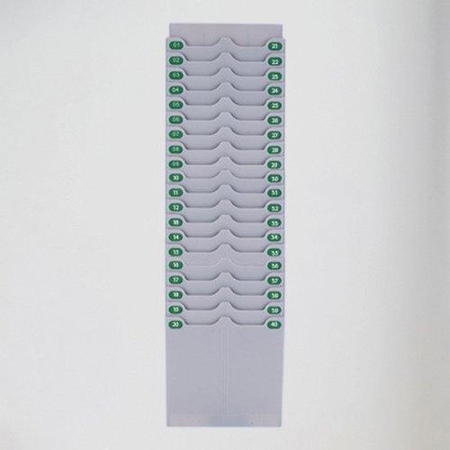 Generic Allocation of The Time Card Holder Employee Allocation on The Expandable Time Card to The Office in The, 40 Slots