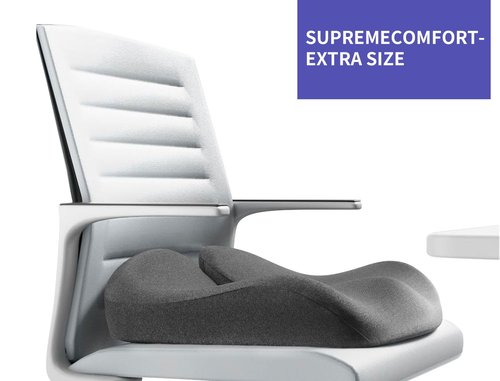 Pubemy SupremeComfort X-Large Gel Infused High Density Foam Seat Cushion for Office Chair, Kitchen Chair, Car Seats- Elevate Your Seating Experience -Pressure Sore and Tailbone Pain Relief