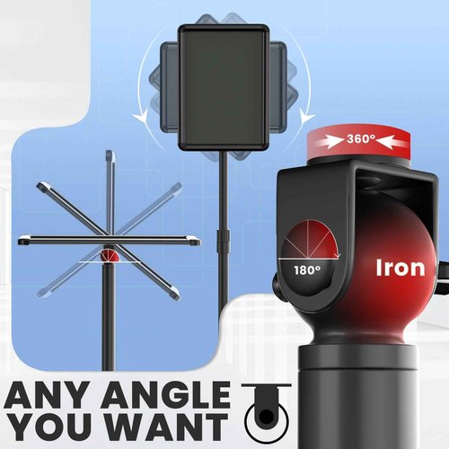 Sign Stand Holder 8.5x11 inch - Adjustable Sign Holder Stand for Display with Heavy Duty Base, Floor Standing Sign Holder for Business, Retail, Events, Offices, Trade Show, Exhibition(Black) (8.5×11 inch - 2 Pack)