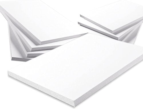 Foam Board | 14x18 Inch | 100 Pack of 3/8 Inch Thick Rigid White Foam Core Sheets - Acid Free