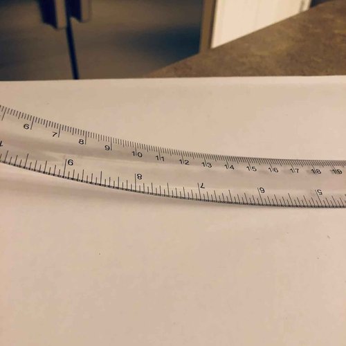 KEILEOHO 200 Pack 12 Inch Clear Plastic Ruler, Bulk Standard/Metric Straight Rulers, Transparent Rulers Measuring Tool for Classroom, Home, Office, Craft Room