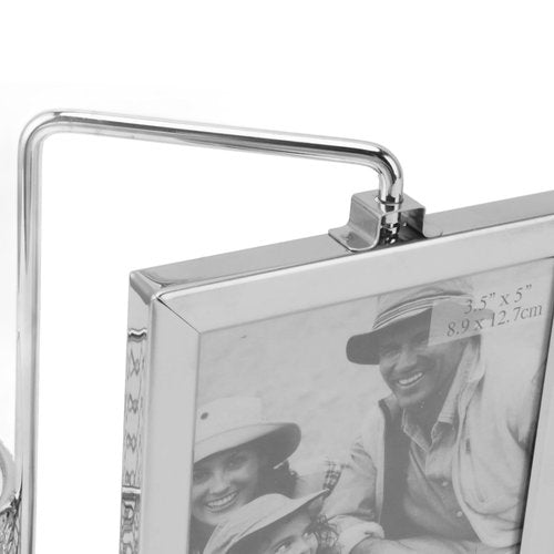 Atyhao Large Capacity Rotating Design Pen Holder Picture Frame with Multi Purpose for Office Desktops Home