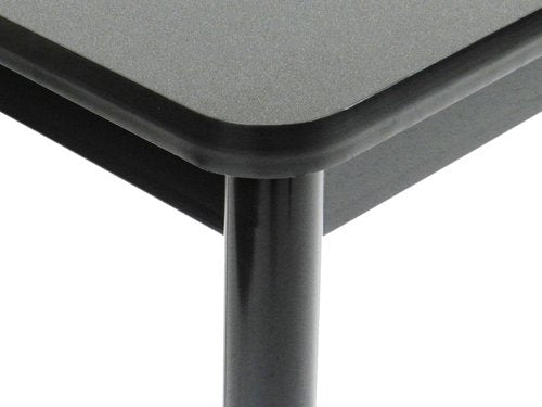 Correll Rectangular Laminate Library Table with Gray Granite Finish LR3672TF-15