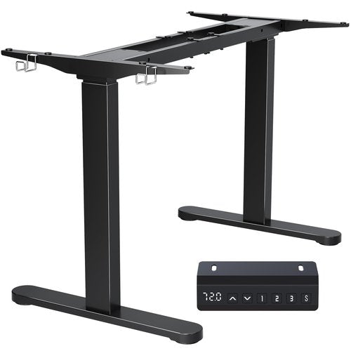 BONTEC Electric Standing Desk Frame, Height Adjustable Sit Stand Desk Base Ergonomic (Dual Motor)