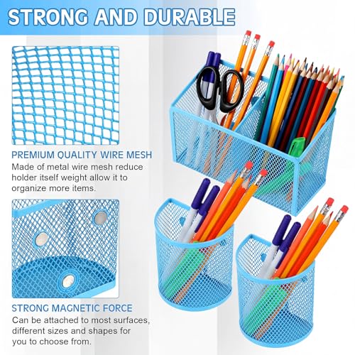 Harloon 14 Pcs Locker Accessories for School Organizer, Blue