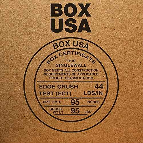 BOX USA Shipping Boxes Heavy Duty 16"L x 12"W x 8"H, 25-Pack | Corrugated Cardboard Box for Packing, Moving and Storage