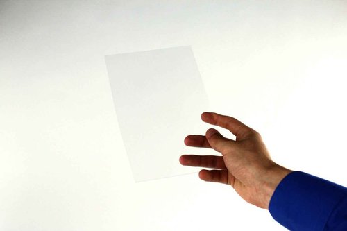 Clear Plastic Report Binding Covers 8-1/2 x 11 inch x 7 mil (216mm x 279mm x 175 microns) [pk of 100] unpunched Standard Letter Size Sheets, Square Corners