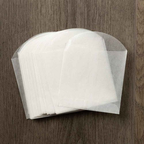 LUXPaper Open End Square Envelopes | 4" x 4" | Glassine | 30lb. Text | 250 Qty