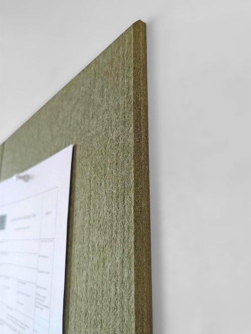 Green Bulletin Board - Felt Cork Board for Office, Home & Classroom | Olive 12-Pack
