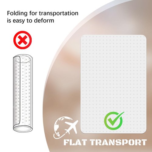 Office Chair Mat for Carpet, 32x48 Clear Heavy Duty Computer Chair Mat, Under Desk Protector Carpeted Floors Mat, Easy Chair Movement,Ship Flat