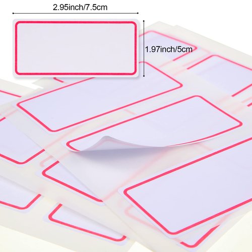 Outus 24 Pcs Plastic Small Cubby Bins with Lids Toy Storage Bins Classroom Storage Organizer Containers Books Bins With 15 Sheets Self Adhesive Labels for Classroom School Supplies(Macaron)