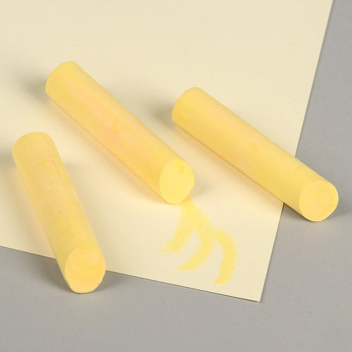 Quartet Alpha Chalk, 5/8" Diameter, Golden Ivory, 12 Sticks per Pack (333005)