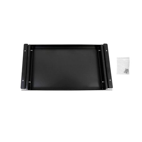 VWINDESK 19 inch Slim Under Desk Pull-Out Storage Office Mounted Sliding Metal Drawer for Standing Desk,Black