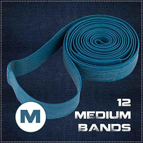 12 Pack of Extra Large Rubber Bands for Moving Blanket & Pad - 36" Length Furniture Mover Bands (72 Inch Circumference) by Kitchentoolz