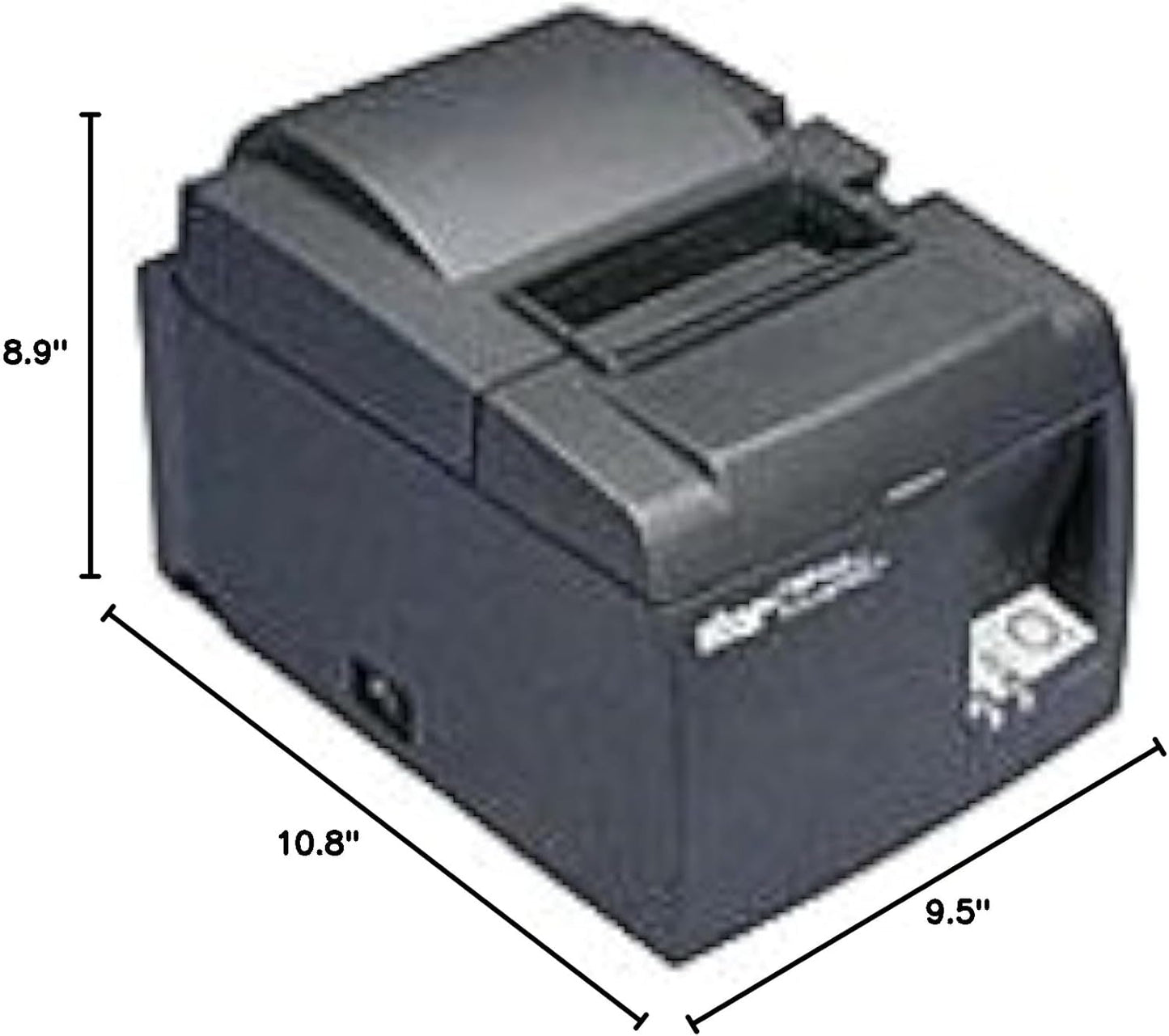 Star Micronics TSP100 Thermal Receipt Printer - Monochrome, USB, Gray, Internal Power Supply