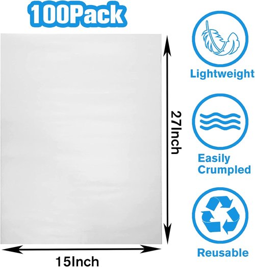 Regine Switzerland Packing Paper - Newsprint Sheets for Safe Shipping & Moving | 100 Sheets, 27”x15”