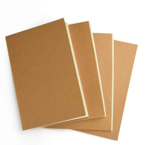 Coopay 36 Pack Journal Notebook Kraft Brown Cover Lined Notebooks Bulk for Travelers - A5 Size - 210 mm x 140 mm - 60 Lined Pages/ 30 Sheets Making Plans Writing Memos Office School Supplies