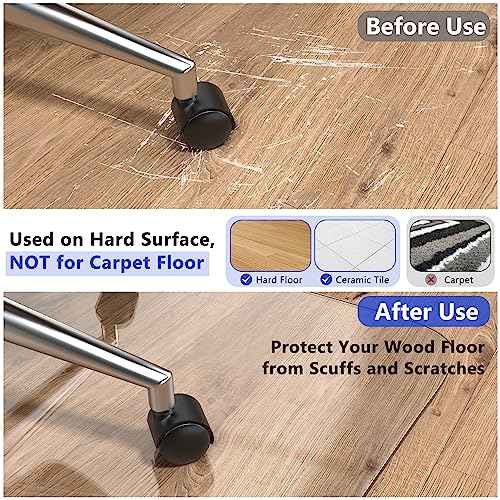 Clear Chair Mat for Hardwood Floor - 36"x48" Heavy Duty Desk Chair Mats for Office Chair - Transparent Computer Floor Mat Office Home Floor Protection Mat for Wood/Tile