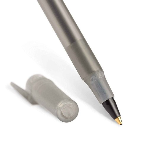 BIC PENS Bulk Pack of 240 Ink Pens, Round Stic Xtra Life Ballpoint, Medium point 1.0 mm, 120 Black & 120 Blue Combo Pack in Bulk