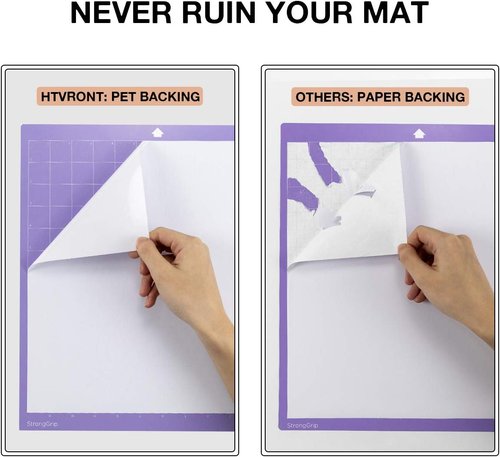 HTVRONT White Permanent Vinyl - 12" x 40 FT Adhesive Roll for Cutting Machines, Crafting & Signs