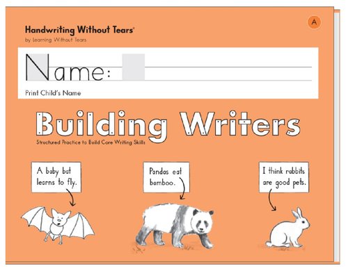 Learning Without Tears Building Writers Student Edition, Age 5+, Kindergarten+, Handwriting Without Tears, Narrative, Information, Opinion, Fluency, School & Home, Tutor, Sensory & Motor Skills, Sensory
