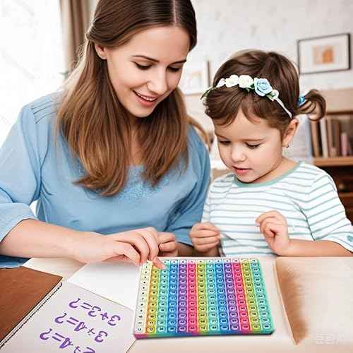 12x12 Multiplication Game Table Kids Math Learning Posters, Fidget Popper Educational Math Tools Fidget Popular Toys Relieve Stress and Create Various Math Operations