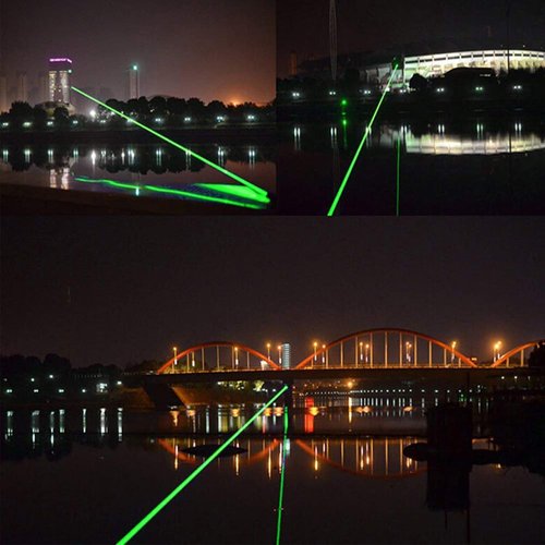 MEUSNO Green Laser Pointer High Power, USB Rechargeable Green Laser High Power Pointer Long Range Laser Pointer Laser Light Pointer for Presentations