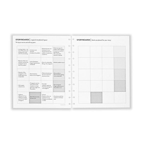 Levenger Master Class: Circa Writing a Novel Discbound Refill - Letter size (11 discs) 14 tabbed, color-coded sections and a fold-out tracking sheet to keep track of your story’s details