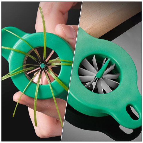 Alipis 2Pcs Vegetable Cutter Multifunctional and Shredder for Easy Vegetable Preparation Kitchen Gadget for Scallions