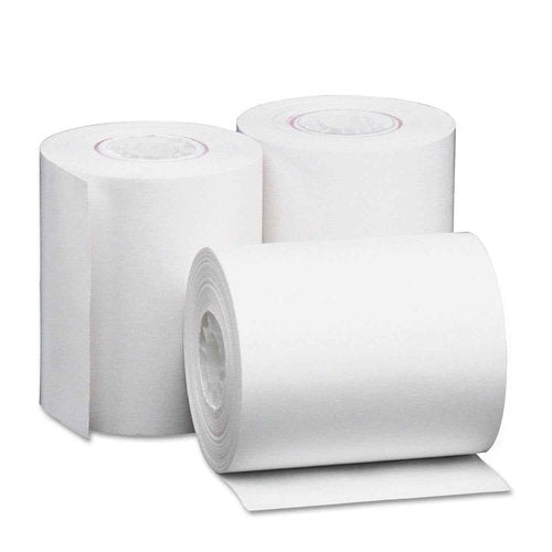Universal 35760 Single-Ply Thermal Paper Rolls, 2 1/4" x 80 ft, White (Case of 50)