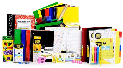 Ultimate High School and College Bundle | 1 Box | School Supply Boxes - Back to School Essentials | Includes Notebooks, Tab Dividers, Pencils, Highlighters, & More