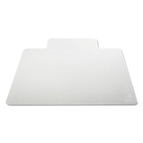 Alera Moderate Use Studded Chair Mat for Low Pile Carpet, 36 X 48, Lipped, Clear