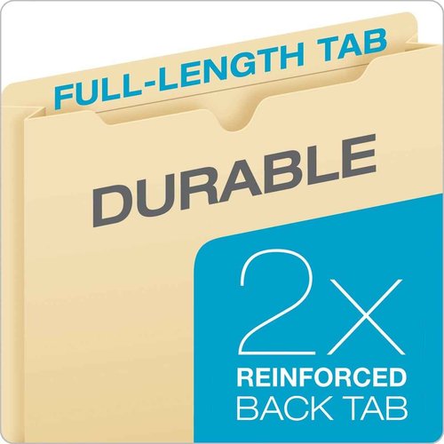 Pendaflex Globe-Weis/Pendaflex File Jackets, 2-Inch Expansion, Letter Size, Red, 50 Jackets per Pack (B3043DTRED)