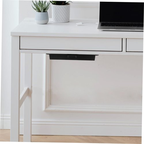 DOITOOL Under Desk Hidden Slide Out Drawers Adhesive Storage Organizer for Home Office Sturdy with Convenient Handle Multifunctional Under Shelf Storage