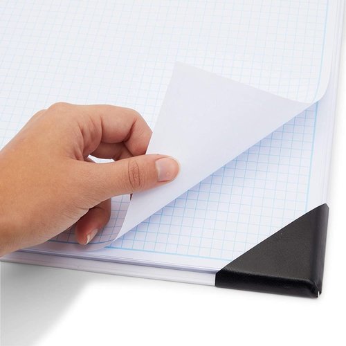 Stockroom Plus Large Desk Blotter Graph Paper Pad - Refillable 50 Sheets 17 x 12 Inches for Office and School Supplies