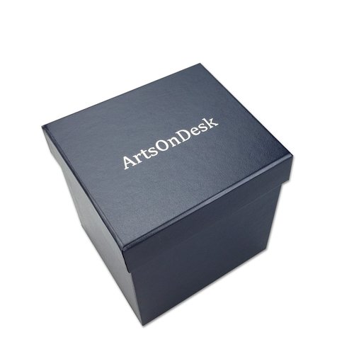 ArtsOnDesk Modern Art Pen and Pencil Holder St203 Stainless Steel Silver color Patented High-end Deck Accessory Desktop Pen Case Cup Tray Stand Office Organizer Christmas Valentines Gift.