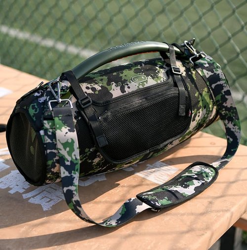 Coyktonty Travel Carrying Strap Compatible with JBL Boombox3 Waterproof Portable Speaker,Shoulder Strap with Two Side Covers and Anti-Slip Handle Cover (black)
