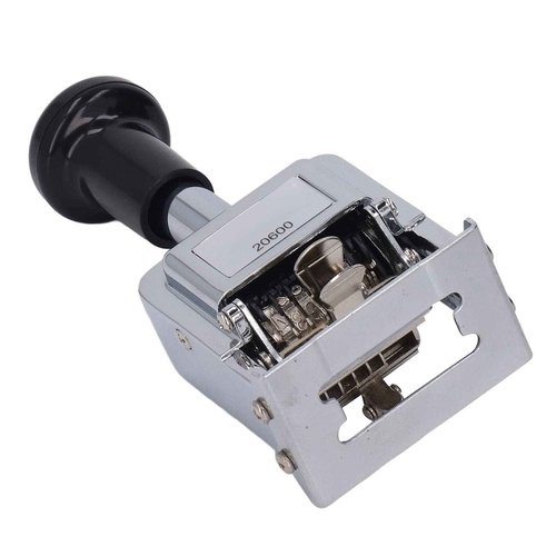 6 Digits Self Ink Number StampAutomatic Transposition Numbering Machine, Automatic Numbering Machines for Office Equipment School Supplies Office Supplies